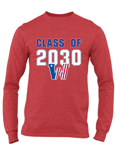 Washington Patriots Class of 2030 Men's Premium LS T-Shirt