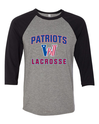 Washington Patriots Lacrosse Women's Baseball T-Shirt