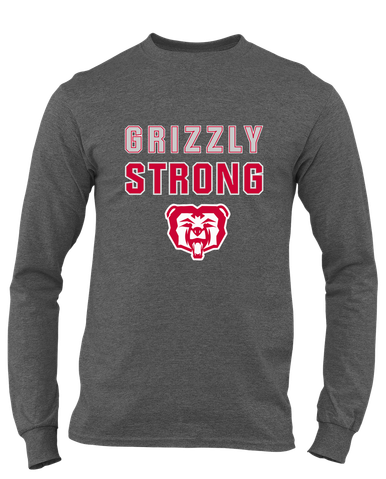McMinnville Grizzlies Strong #2 Men's LS T-Shirt