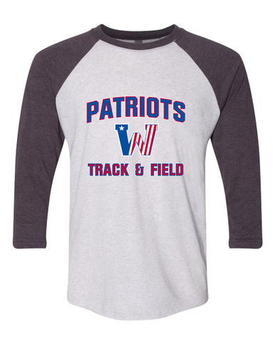 Washington Patriots Track & Field Women's Baseball T-Shirt
