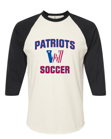 Washington Patriots Soccer #1 Men's Baseball T-Shirt
