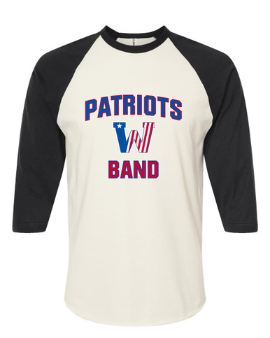 Washington Patriots Band # 1 Women's Baseball T-Shirt