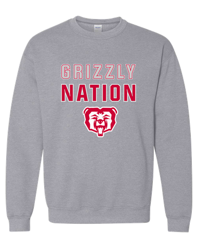 McMinnville Grizzlies Nation #2 Men's Sweatshirt