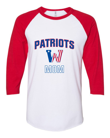 Washington Patriots Mom Women's Baseball T-Shirt