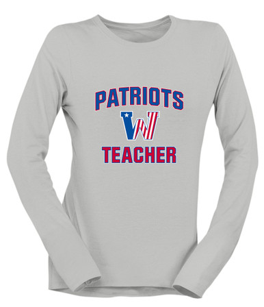 Washington Patriots Teacher Women's Premium LS T-Shirt