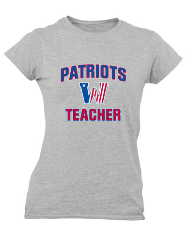 Washington Patriots Teacher Women's Premium SS T-Shirt
