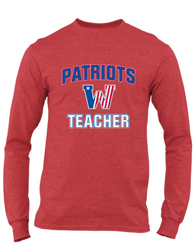 Washington Patriots Teacher Men's LS T-Shirt