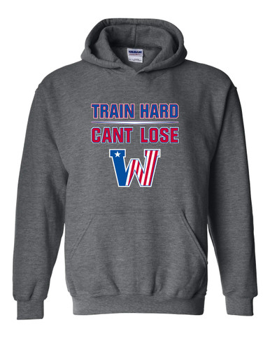 Washington Patriots Train Hard, Can't Lose Men's Hoodie