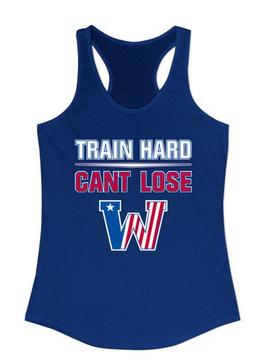 Washington Patriots Train Hard, Can't Lose Women's Tank Top