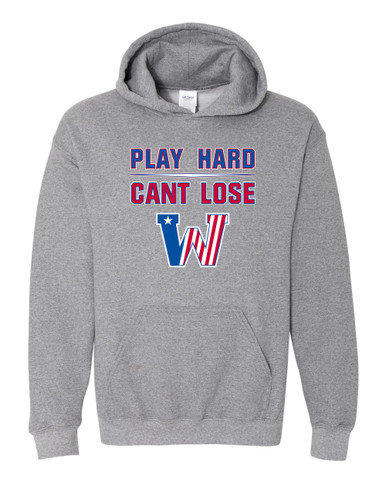 Washington Patriots Play Hard, Can't Lose Men's Hoodie
