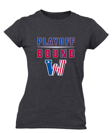 Washington Patriots Playoff Bound Women's Premium SS T-Shirt