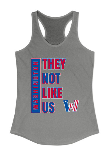 Washington Patriots They Not Like Us #1 Women's Tank Top