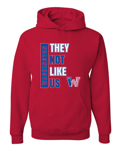 Washington Patriots They Not Like Us #1 Men's Premium Hoodie