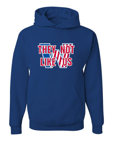 Washington Patriots They Not Like Us #2 Men's Premium Hoodie