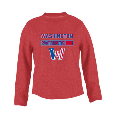Washington Patriots Mascot #7 Women's Sweatshirt