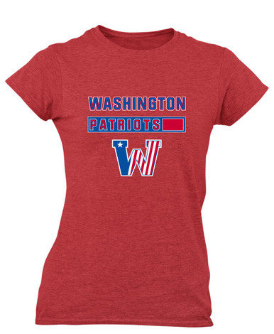 Washington Patriots Mascot #7 Women's SS T-Shirt