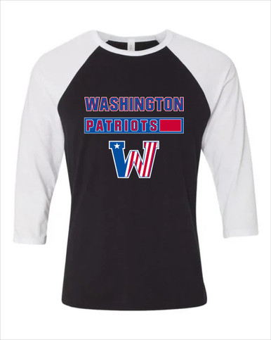 Washington Patriots Mascot #7 Men's Baseball T-Shirt