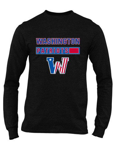 Washington Patriots Mascot #7 Men's LS T-Shirt