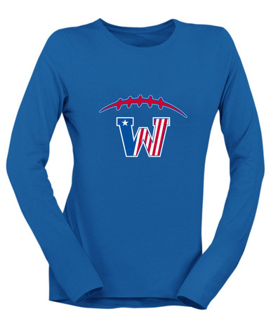 Washington Patriots Football #2 Women's LS T-Shirt