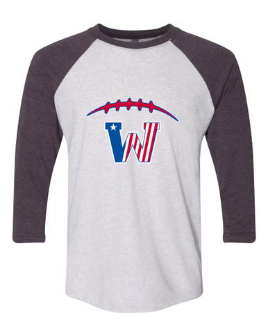 Washington Patriots Football #2 Men's Baseball T-Shirt