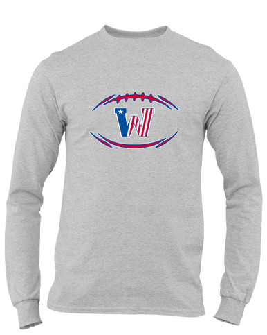 Washington Patriots Football #3 Men's LS T-Shirt