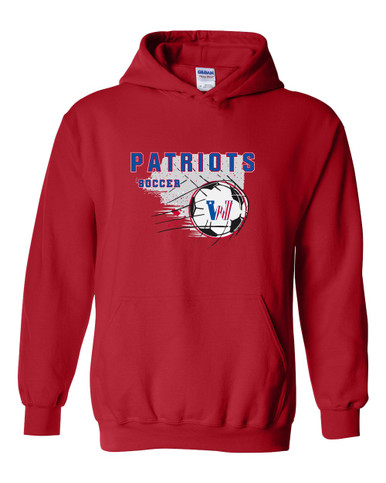 Washington Patriots Soccer #2 Men's Hoodie