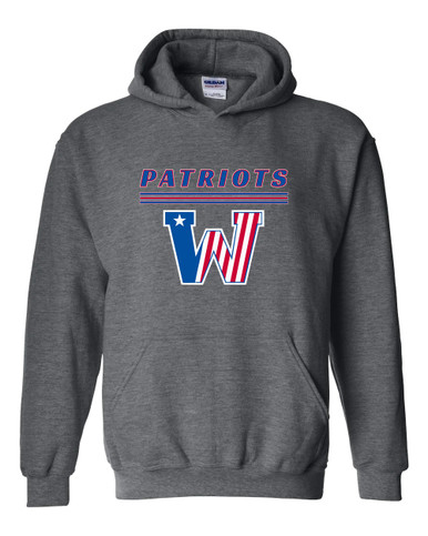 Washington Patriots Mascot #8 Men's Hoodie