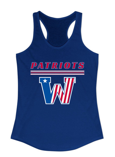 Washington Patriots Mascot #8 Women's Tank Top