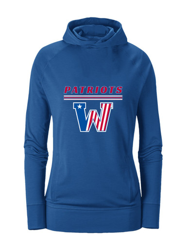 Washington Patriots Mascot #8 Women's Hoodie