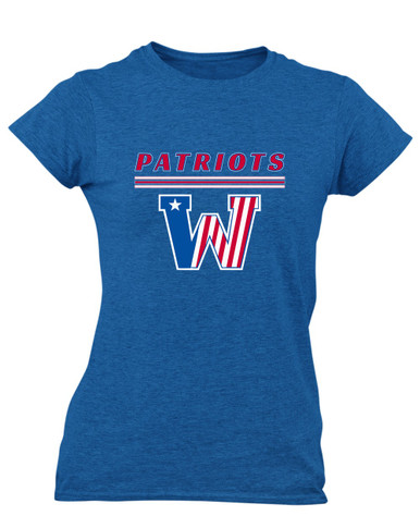 Washington Patriots Mascot #8 Women's Premium SS T-Shirt