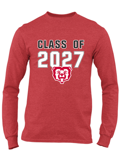 McMinnville Grizzlies Class of 2027 Men's LS T-Shirt
