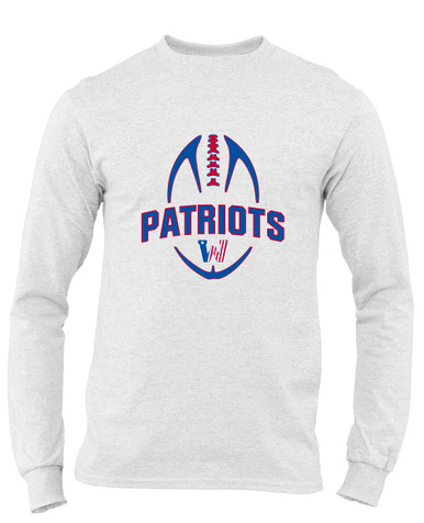 Washington Patriots Football #5 Men's Premium LS T-Shirt