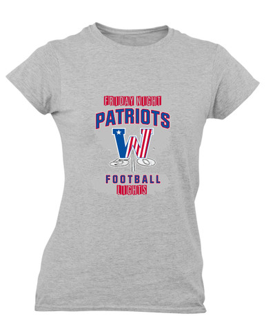 Washington Patriots Football #6 Women's Premium SS T-Shirt