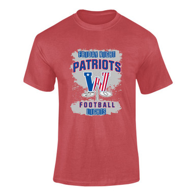 Washington Patriots Football #6 Men's Premium SS T-Shirt