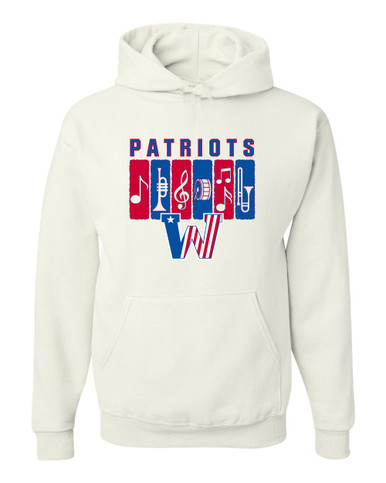 Washington Patriots Band # 2 Men's Premium Hoodie