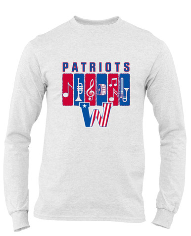 Washington Patriots Band # 2 Men's LS T-Shirt