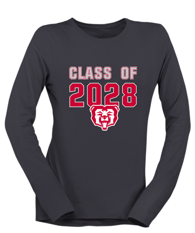 McMinnville Grizzlies Class of 2028 Women's LS T-Shirt