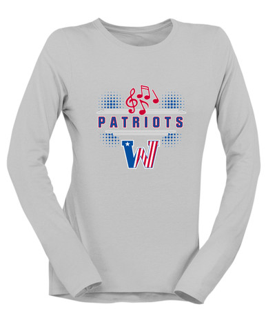 Washington Patriots Band # 3 Women's LS T-Shirt