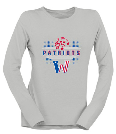 Washington Patriots Band # 3 Women's Premium LS T-Shirt
