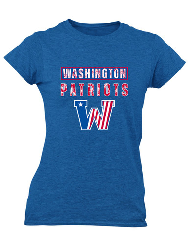 Washington Patriots Mascot #9 Women's SS T-Shirt