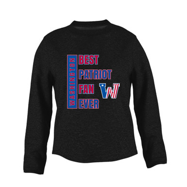 Washington Patriots Best Patriot Fan Women's Sweatshirt