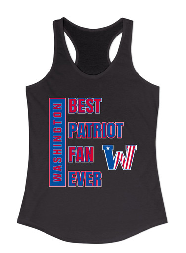 Washington Patriots Best Patriot Fan Women's Tank Top