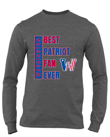 Washington Patriots Best Patriot Fan Men's LS T-Shirt