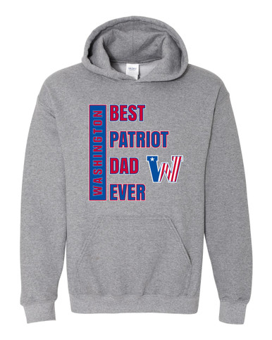 Washington Patriots Best Patriot Dad Men's Hoodie