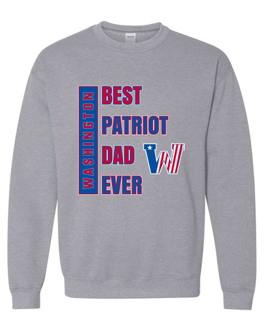Washington Patriots Best Patriot Dad Men's Sweatshirt