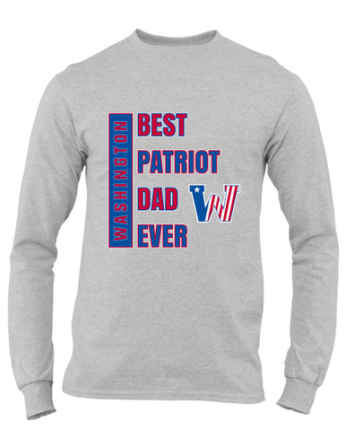 Washington Patriots Best Patriot Dad Men's Premium LS T-Shirt