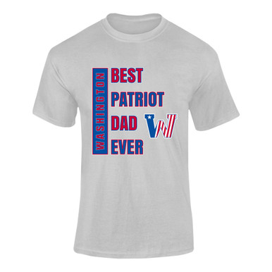 Washington Patriots Best Patriot Dad Men's Premium SS T-Shirt
