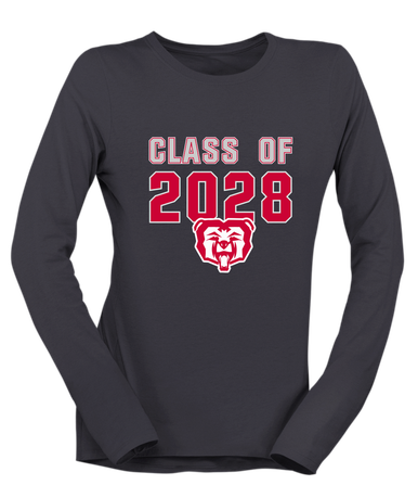 McMinnville Grizzlies Class of 2028 Women's Premium LS T-Shirt