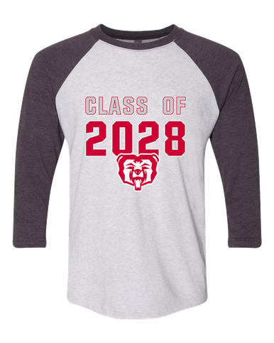 McMinnville Grizzlies Class of 2028 Women's Baseball T-Shirt