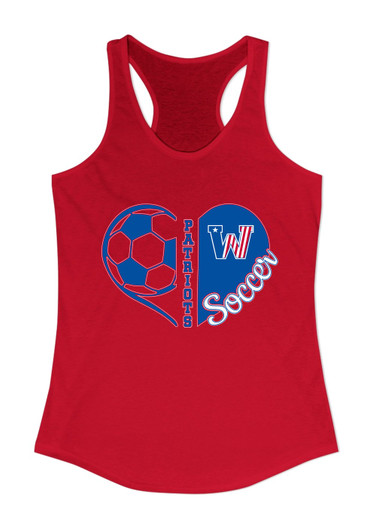 Washington Patriots Heart Soccer Women's Tank Top
